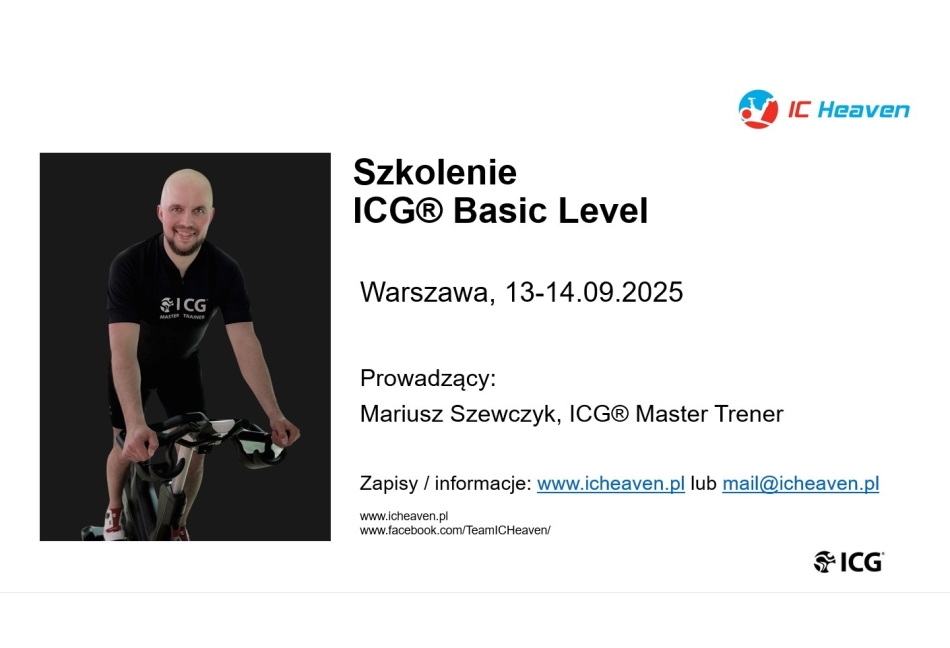 ICG® Basic Level w Warszawie 2025